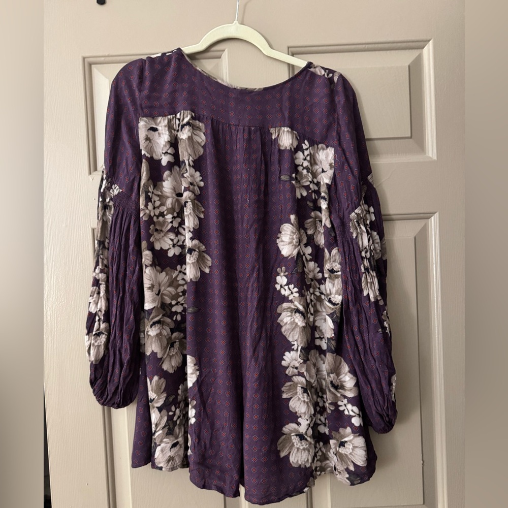 Purple floral romper - Picture 9 of 9